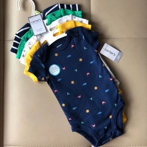 Carter’s Baby Boy Anchor 5pack Bodysuits
